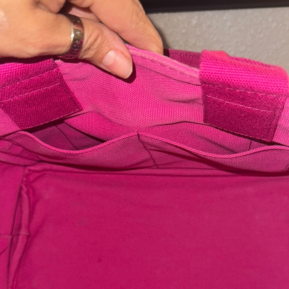 Prada Pink Canvas Tote Bag - Picture 4 of 9
